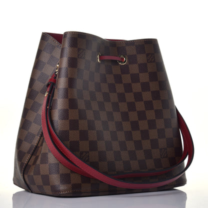 Louis Vuitton Damier Ebene Neonoe MM Cherry Berry 3 of 8