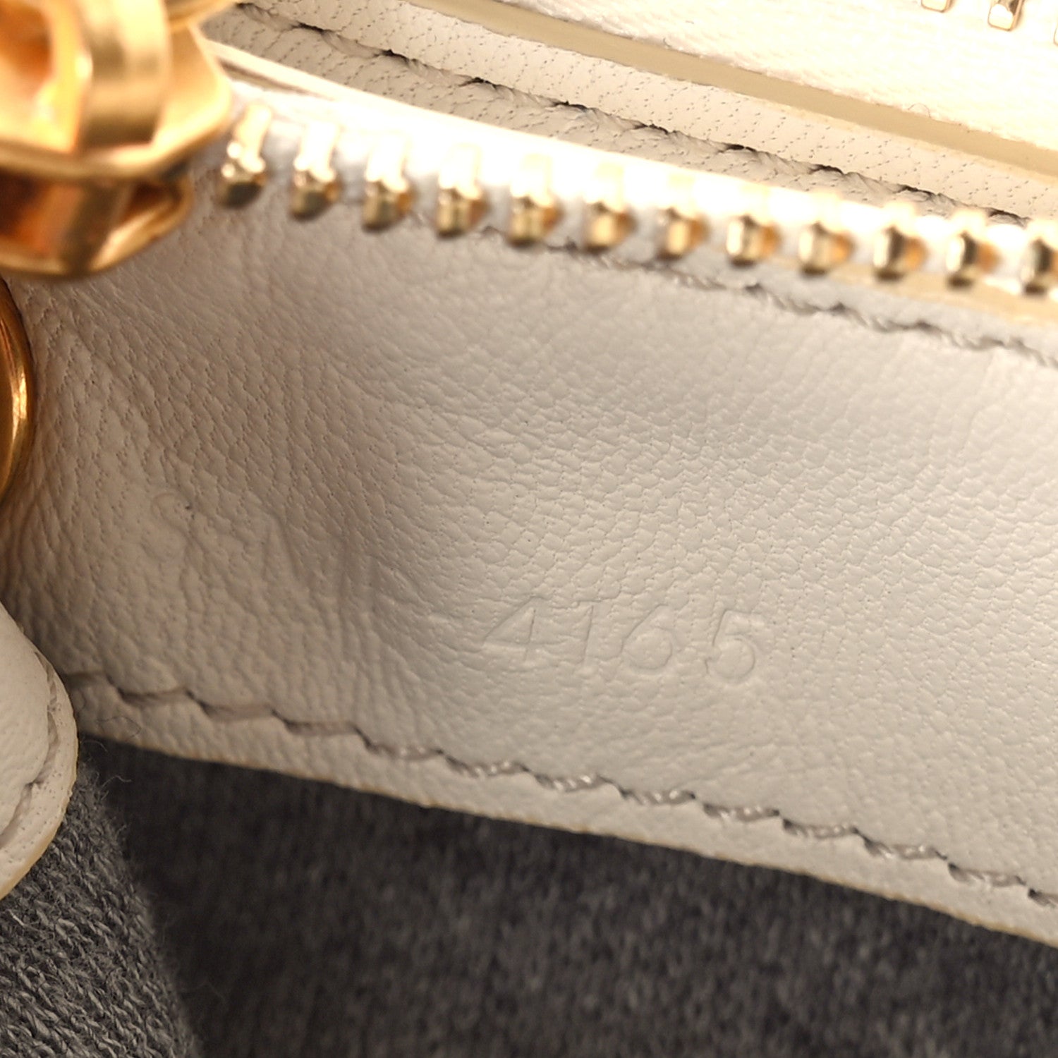 Celine Lambskin Small Trio Crossbody Bag White 7 of 11