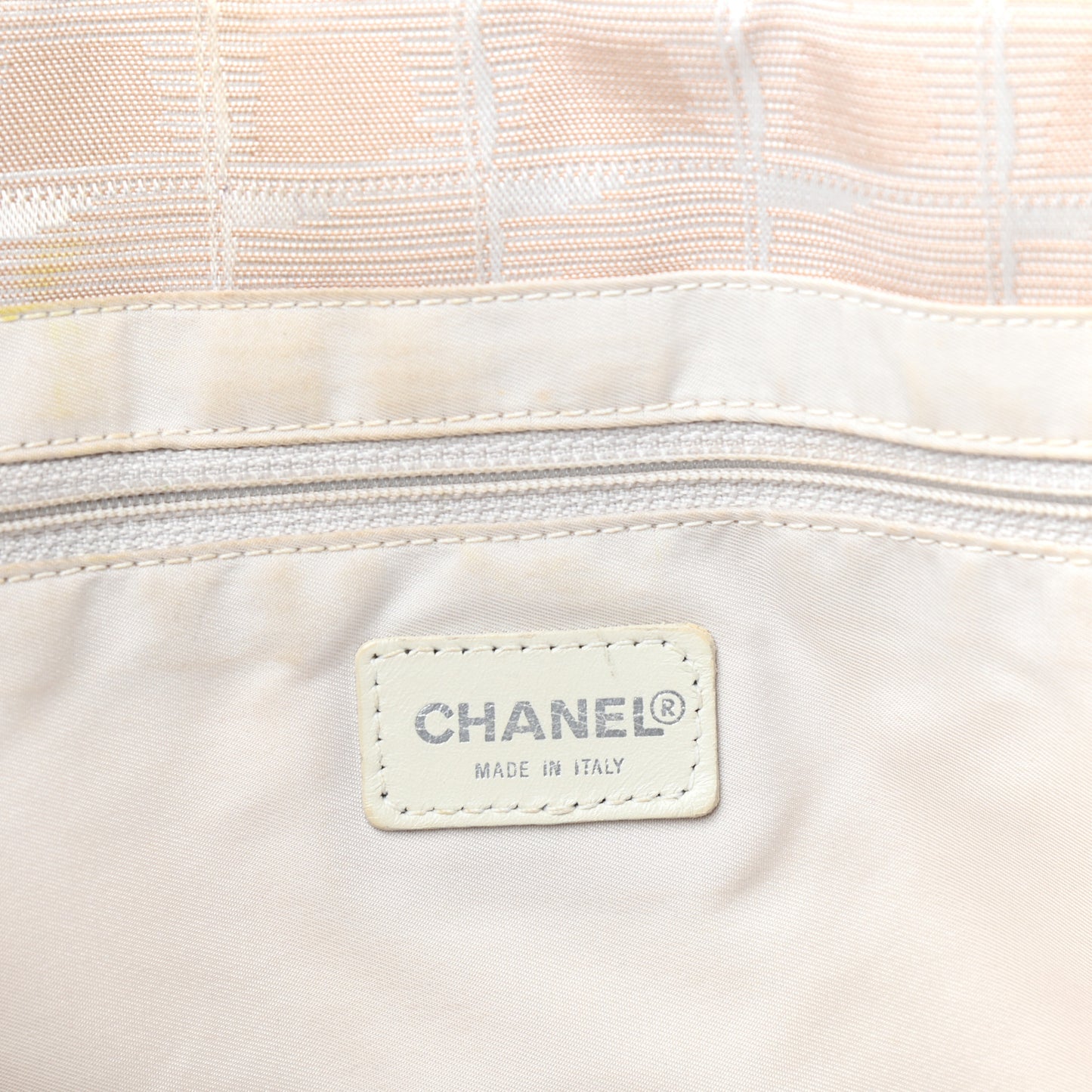 Nylon Medium Travel Tote Beige