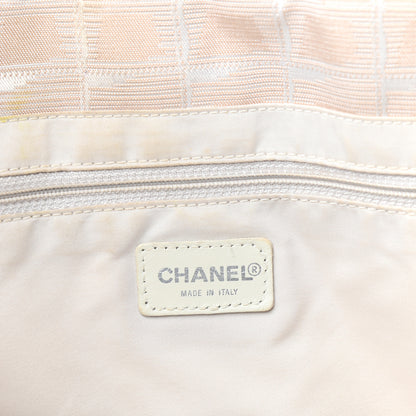 Chanel Nylon Medium Travel Tote Beige 6 of 10