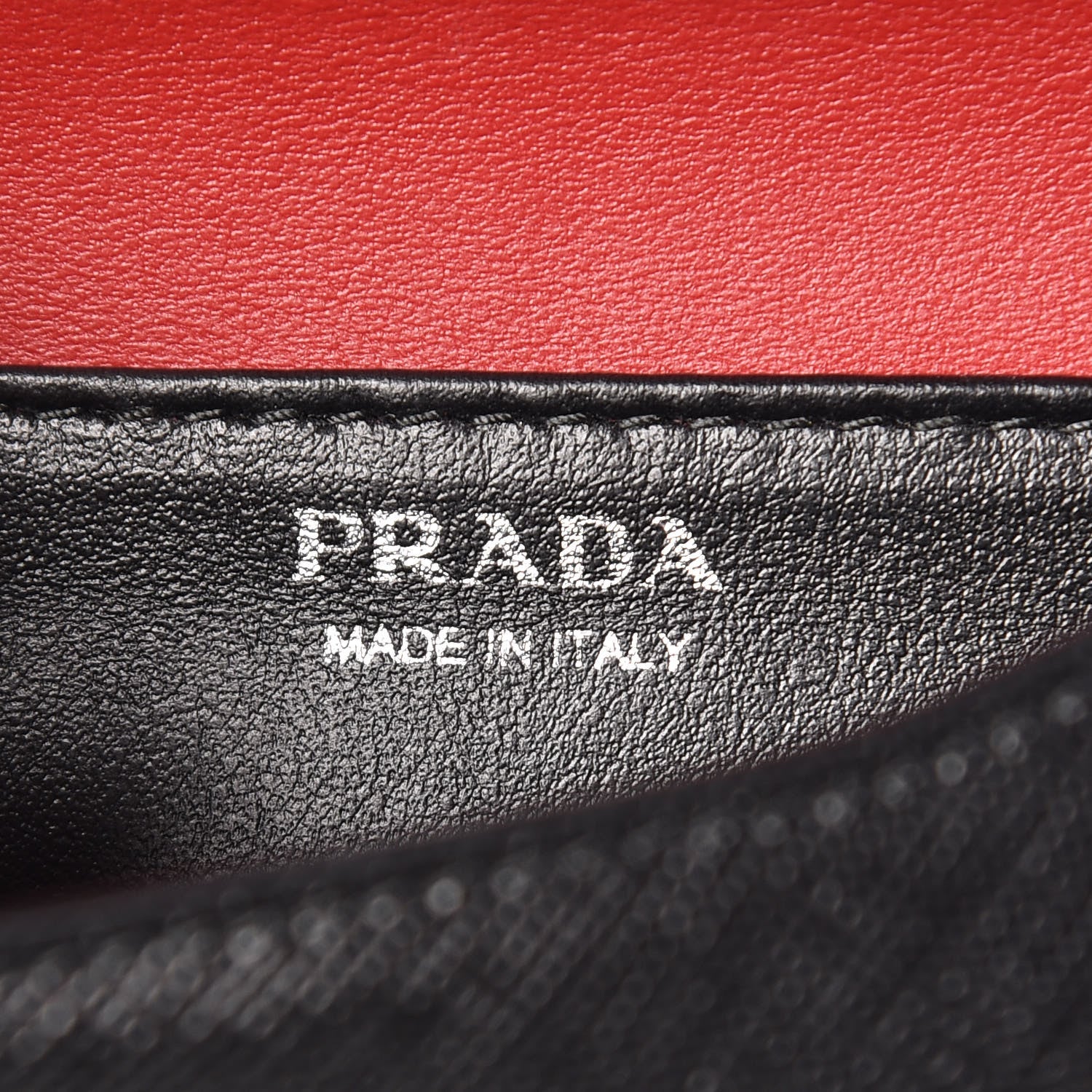 Prada City Calfskin Micro Reversible Belt Removable Bag Black Fuoco 6 of 10
