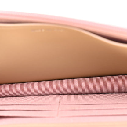 Chanel Iridescent Calfskin Quilted Wallet On Chain WOC Pink 5 of 12