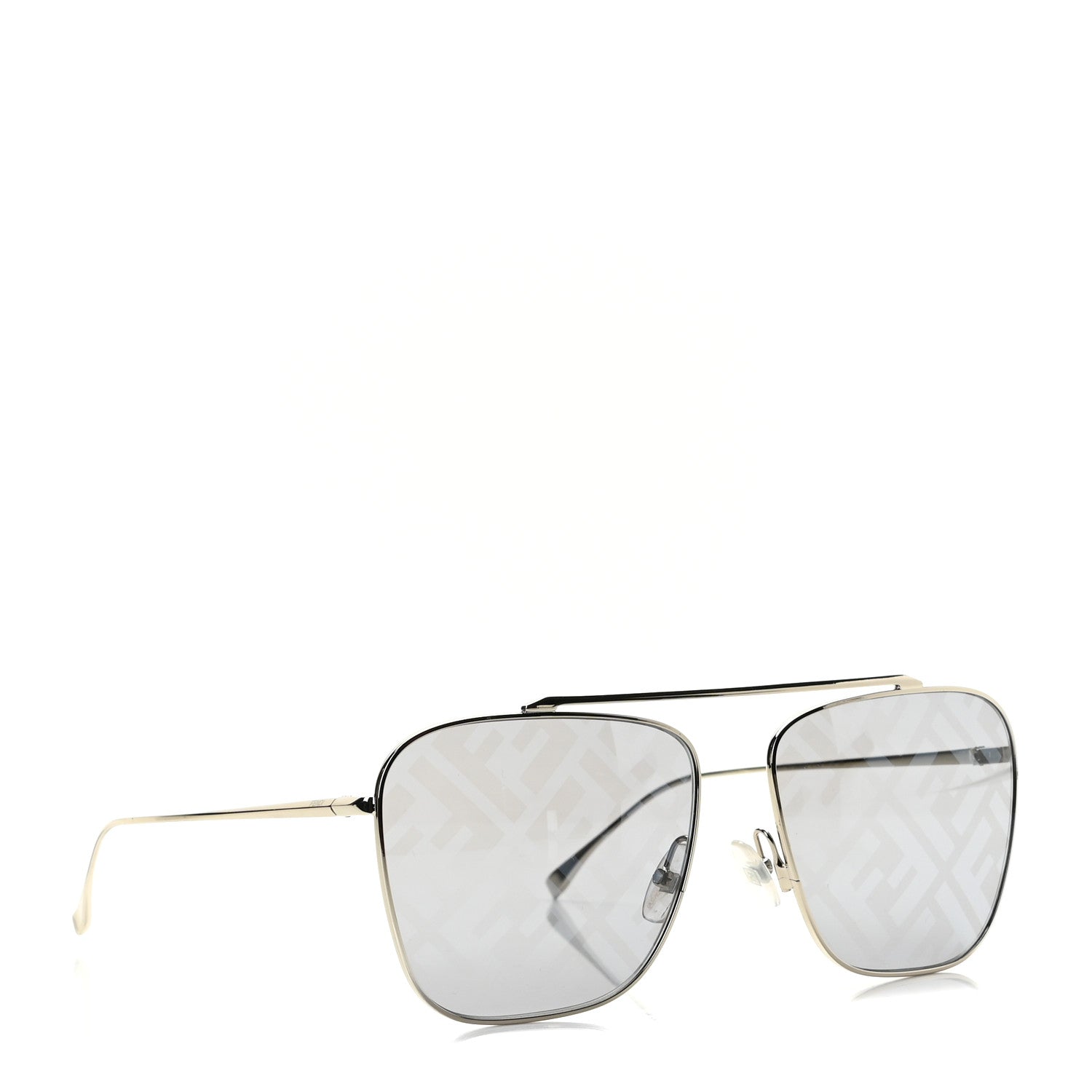 Fendi Metal Aviator Sunglasses FF0406/S Gold 3 of 6