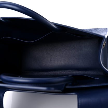 Christian Dior Bullcalf Large Diorever Flap Navy 5 of 9