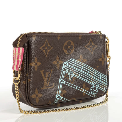 Louis Vuitton Monogram 2014 Christmas Animation Mini Pochette Accessories 3 of 7