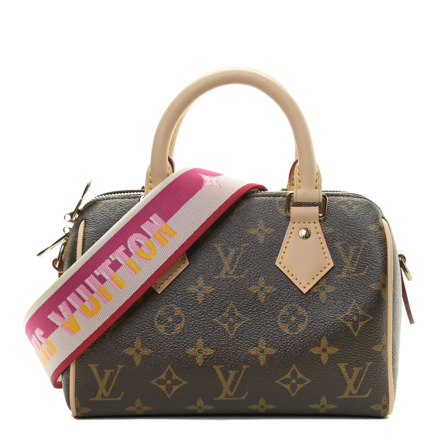 Monogram Speedy Bandouliere 20 Fuchsia