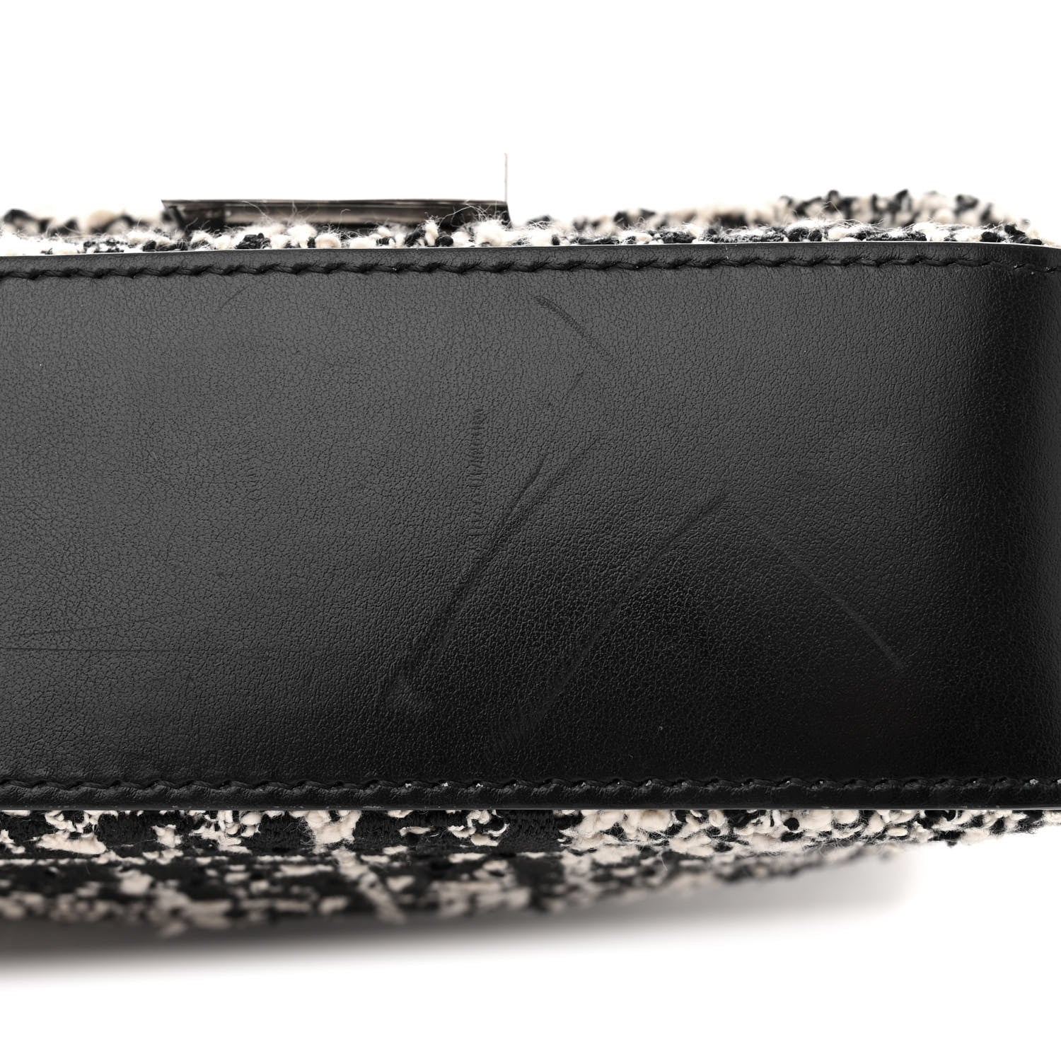 Givenchy Boucle Tweed Embroidered Small 4G Woven Chain Crossbody Black 12 of 12