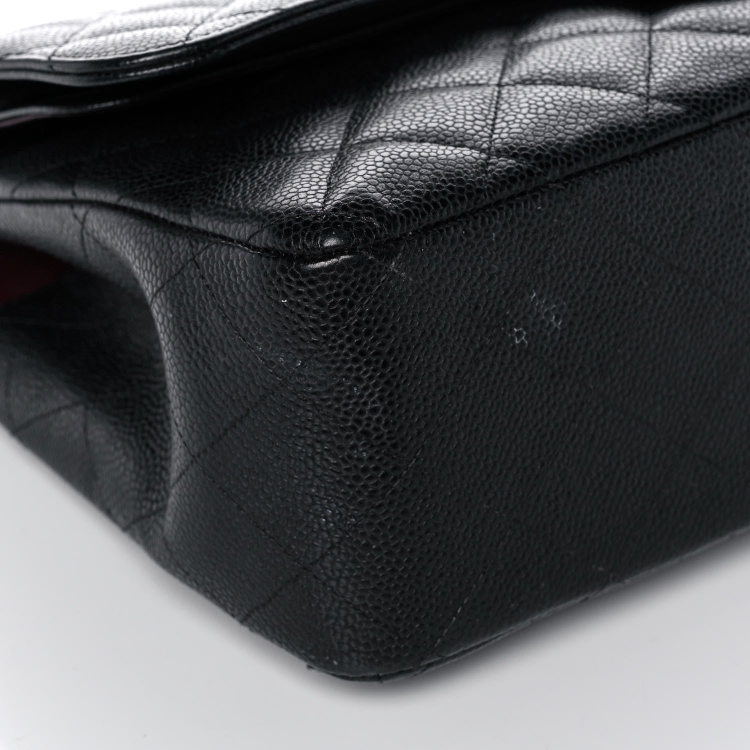Chanel Caviar Quilted Jumbo Double Flap Black 8 of 11