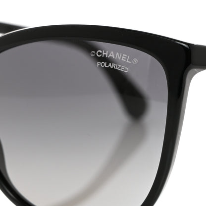 Chanel Chain Polarized Sunglasses 5352-A Black 7 of 8