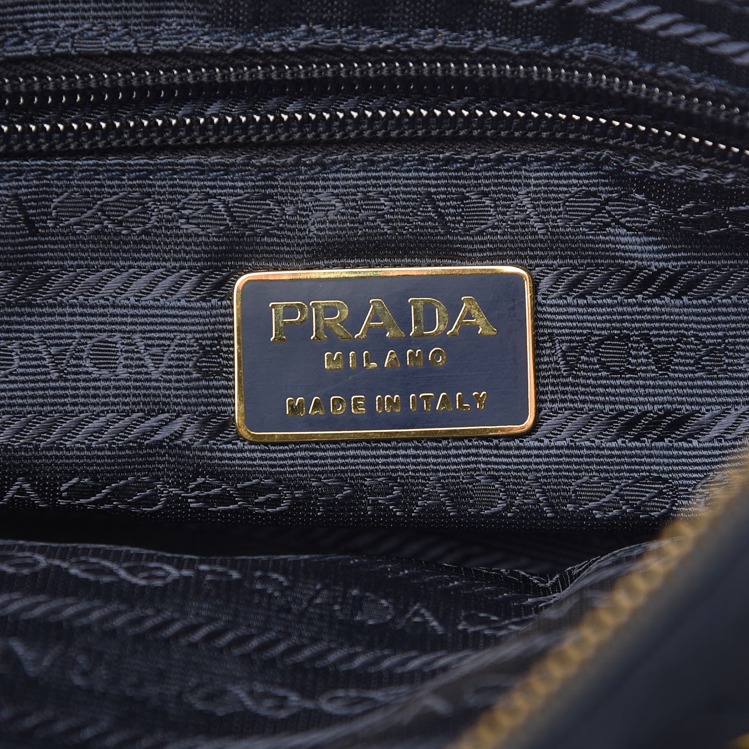 Prada Tessuto Nylon Quilted Shoulder Bag Blue 6 of 9