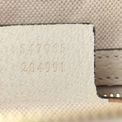 Gucci GG Supreme Monogram Flora Web Small Ophidia Day Backpack White 7 of 11