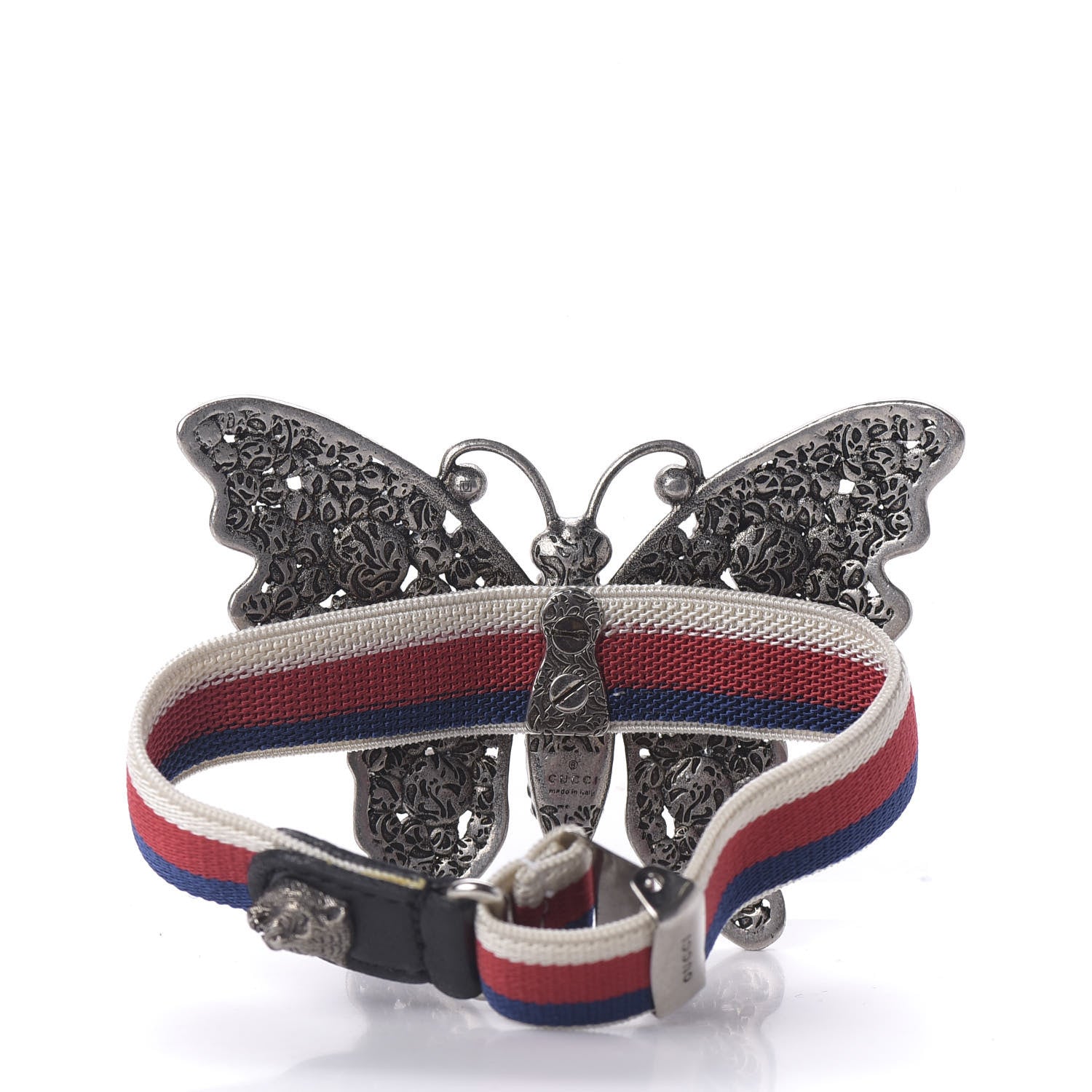 Gucci Web Crystal Butterfly Bracelet 3 of 6