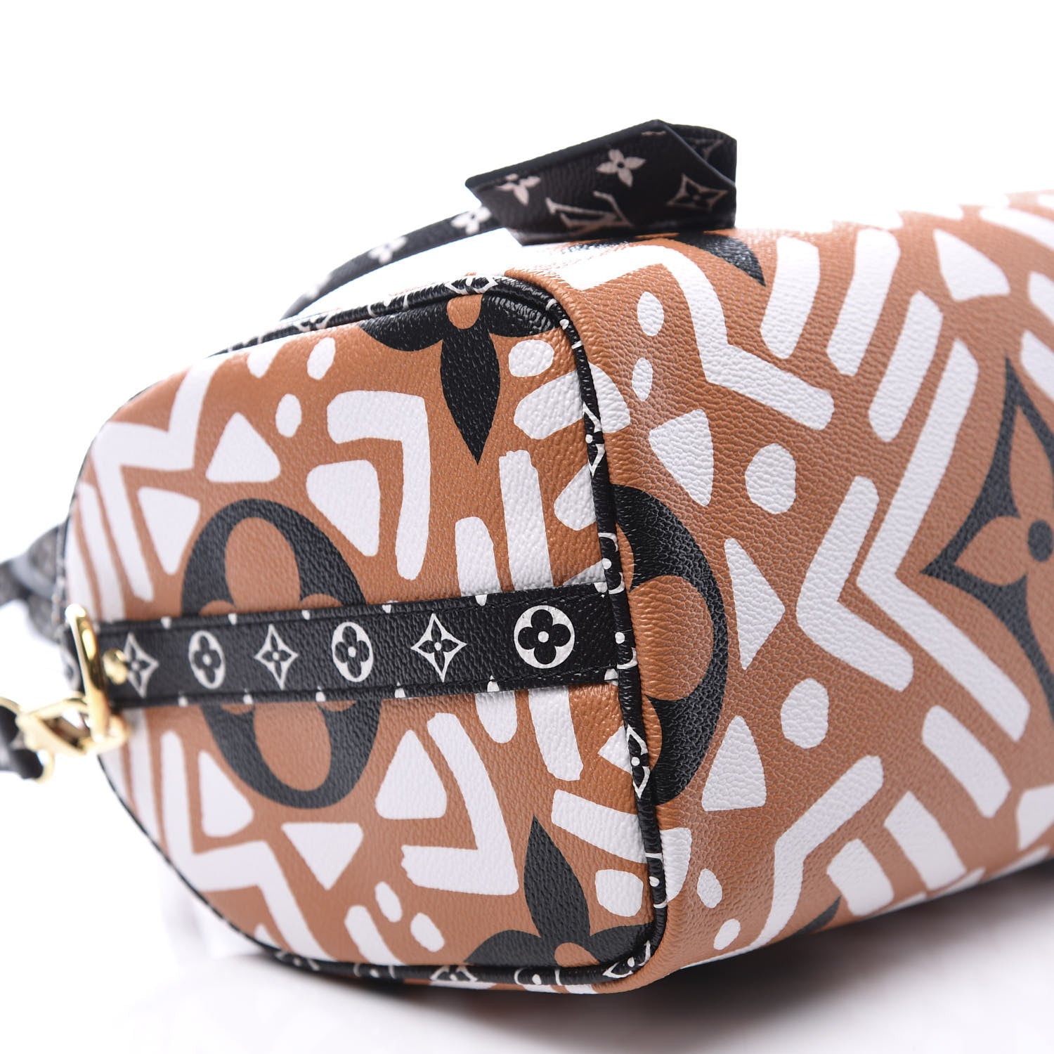 Louis Vuitton Monogram Giant Crafty Speedy Bandouliere 25 Creme Caramel 6 of 9