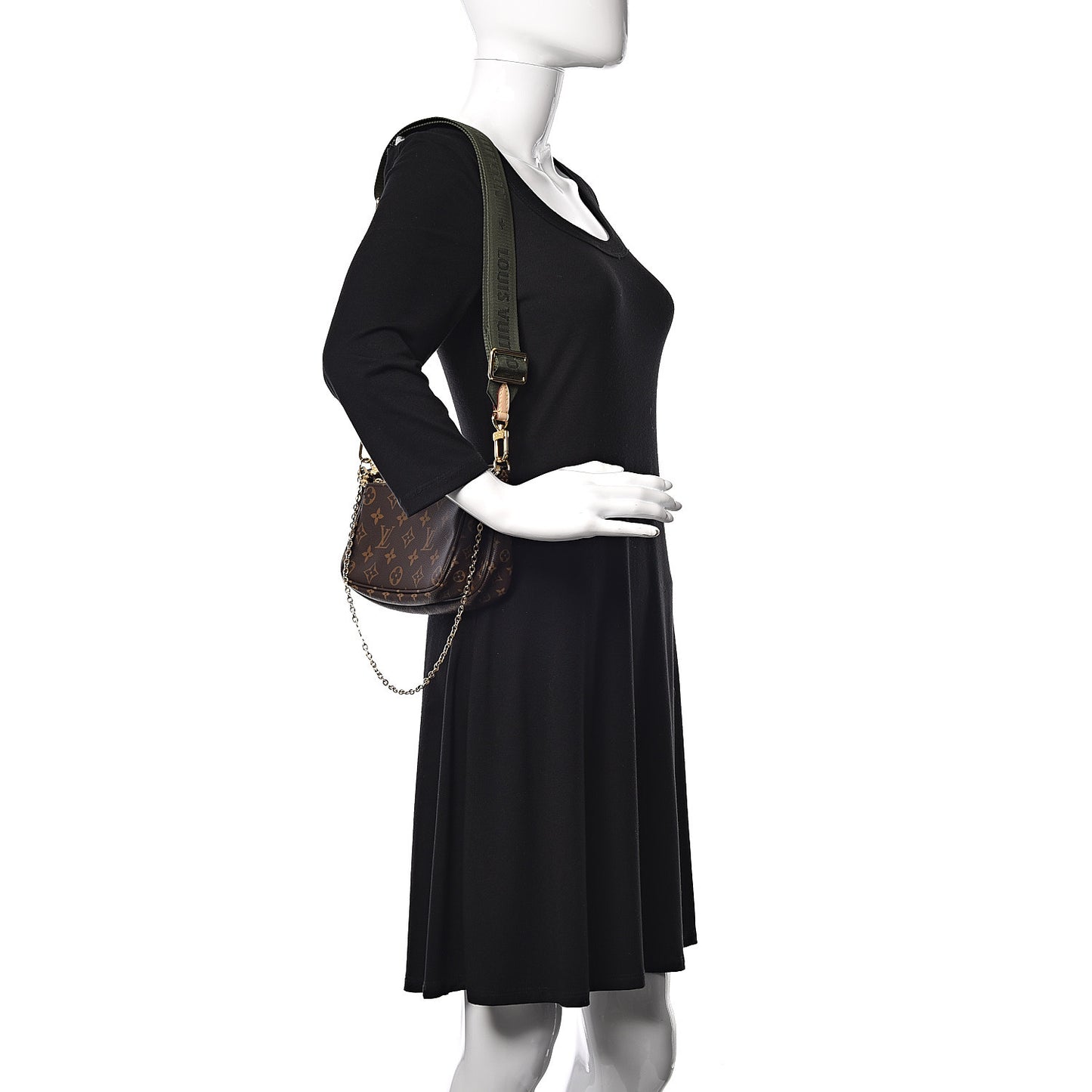 Monogram Multi Pochette Accessories Kaki