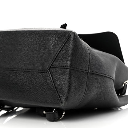 Louis Vuitton Calfskin Lockme Backpack Black 9 of 9