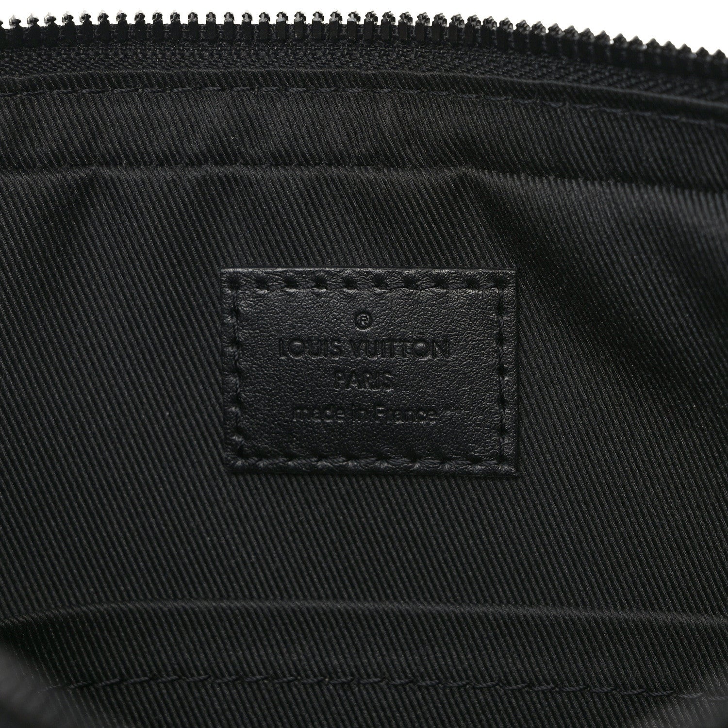 Louis Vuitton Calfskin Monogram Shadow Duo Messenger Black 6 of 9