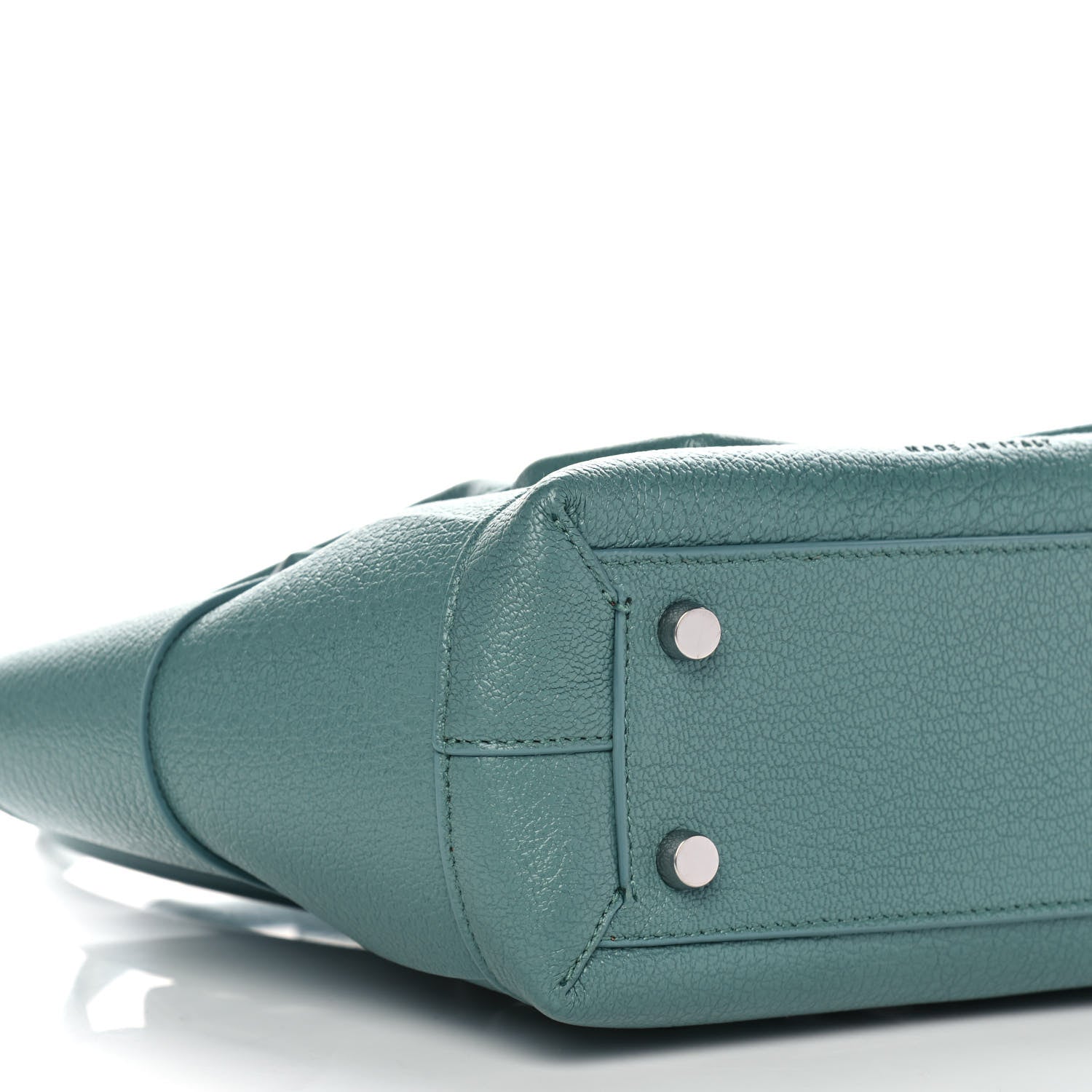 Bottega Veneta Grained Calfskin Maxi Intrecciato Mini Arco Blue 10 of 11