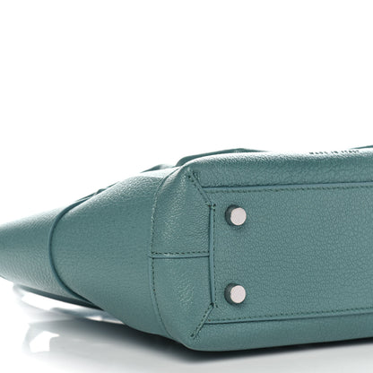 Bottega Veneta Grained Calfskin Maxi Intrecciato Mini Arco Blue 10 of 11