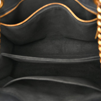 Louis Vuitton Calfskin New Wave Chain Tote Black 5 of 13