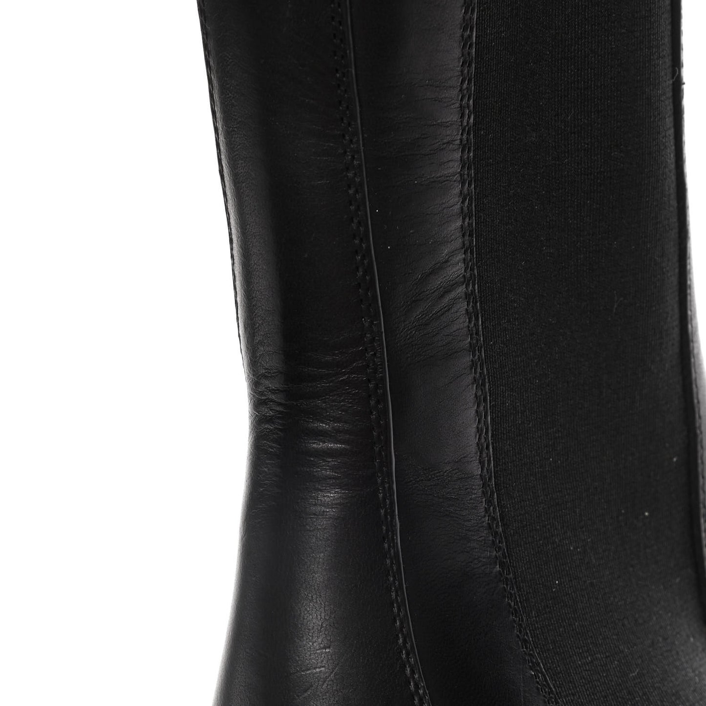 Calfskin The Flash Chelsea Boots 36.5 Black Flamingo