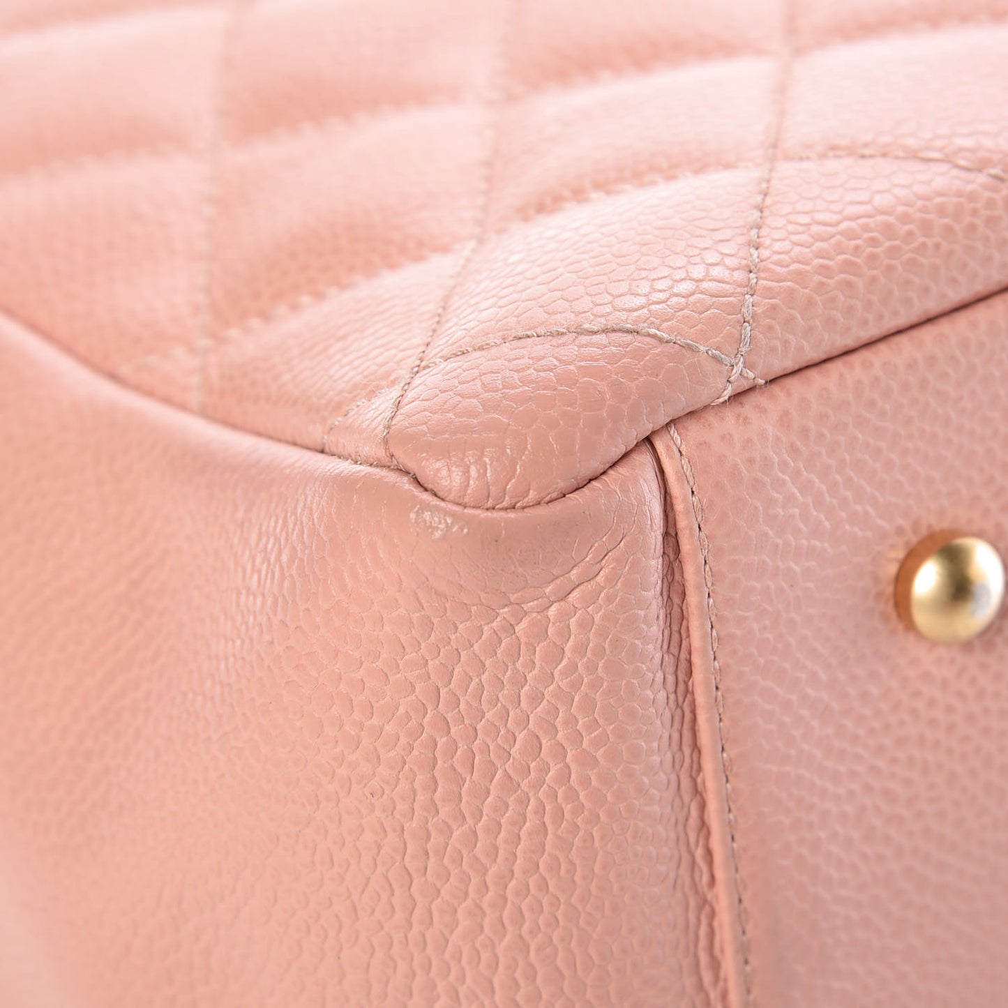 Caviar Quilted Petit Timeless Shopping Tote PTT Pink