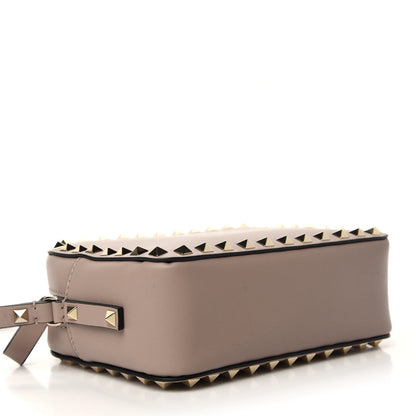 Valentino Garavani Calfskin Rockstud Camera Crossbody Bag Poudre 4 of 9