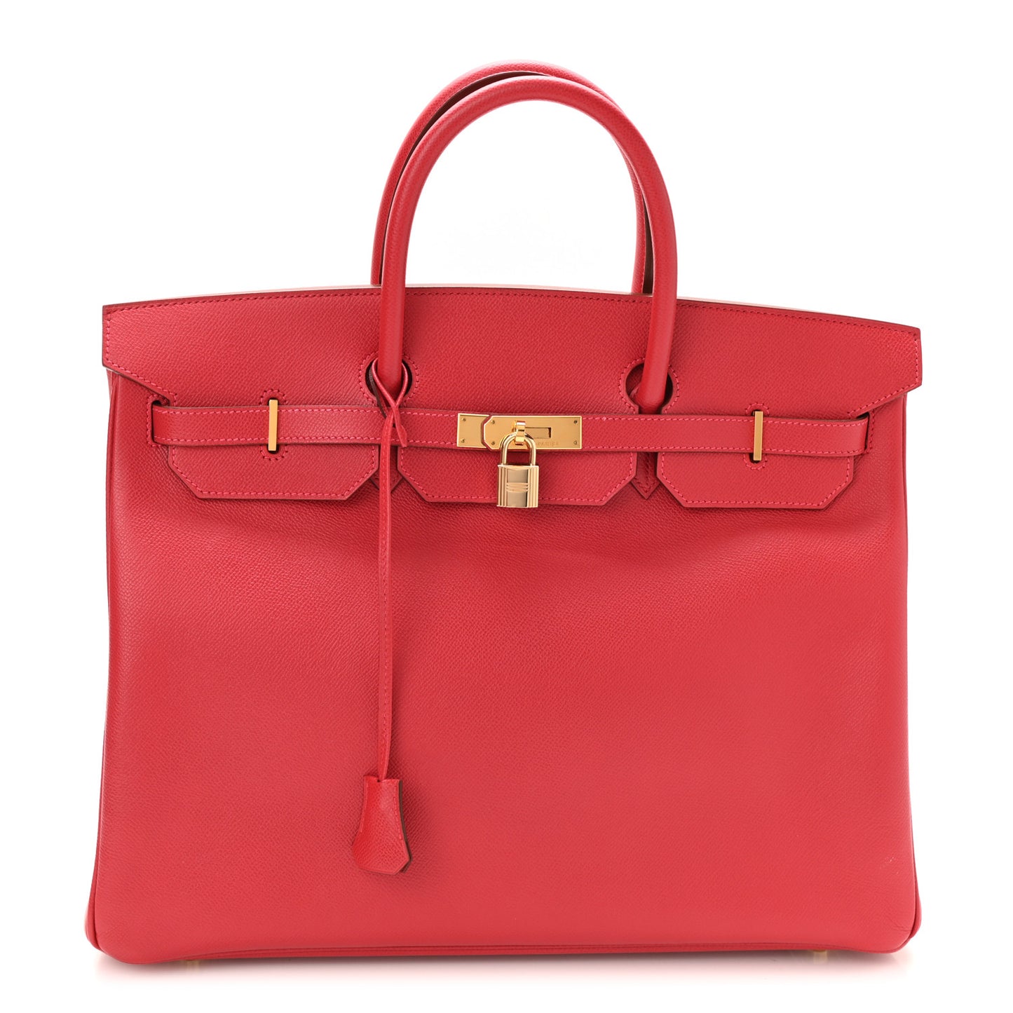 Epsom Birkin 40 Rouge Vif