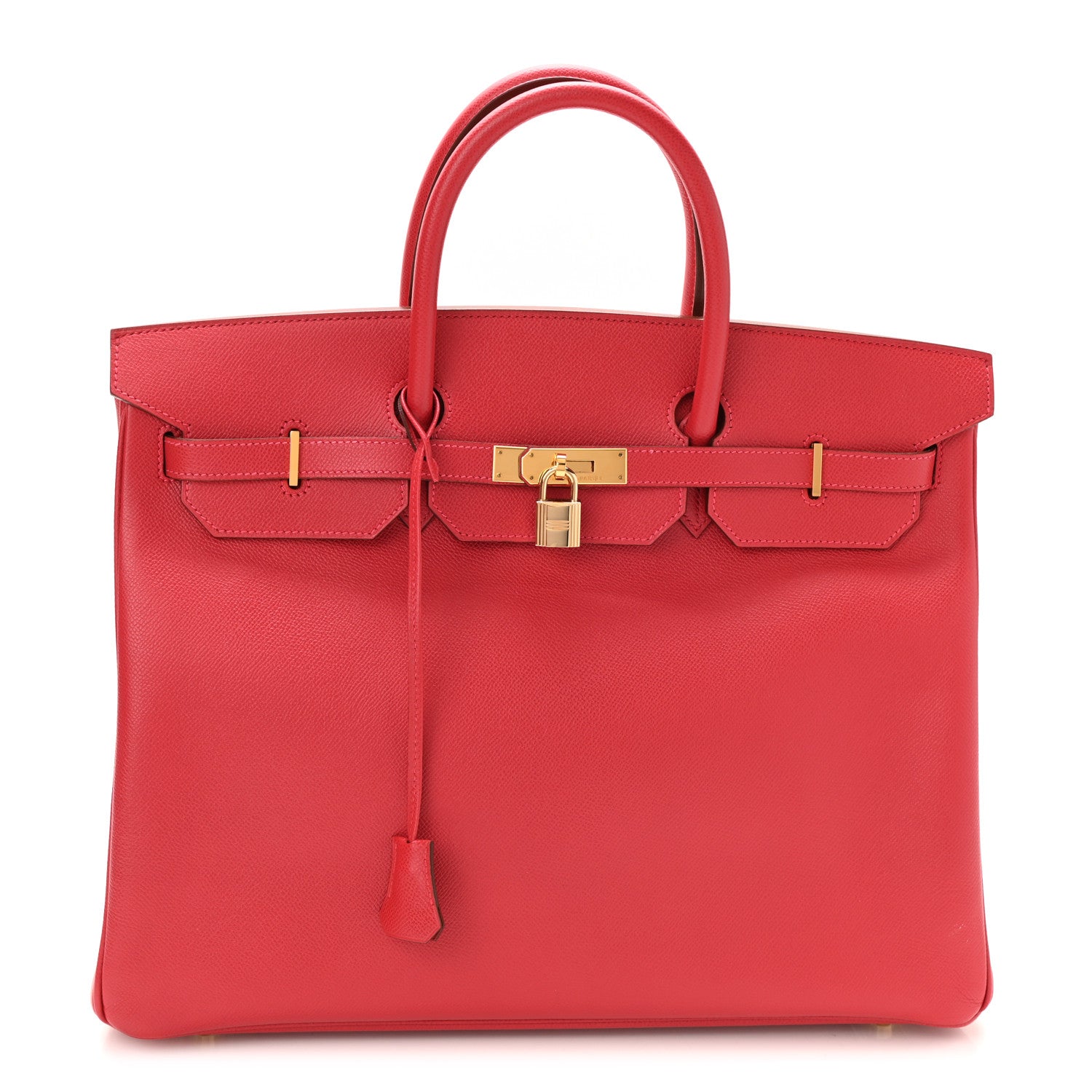 Hermes Epsom Birkin 40 Rouge Vif 1 of 9