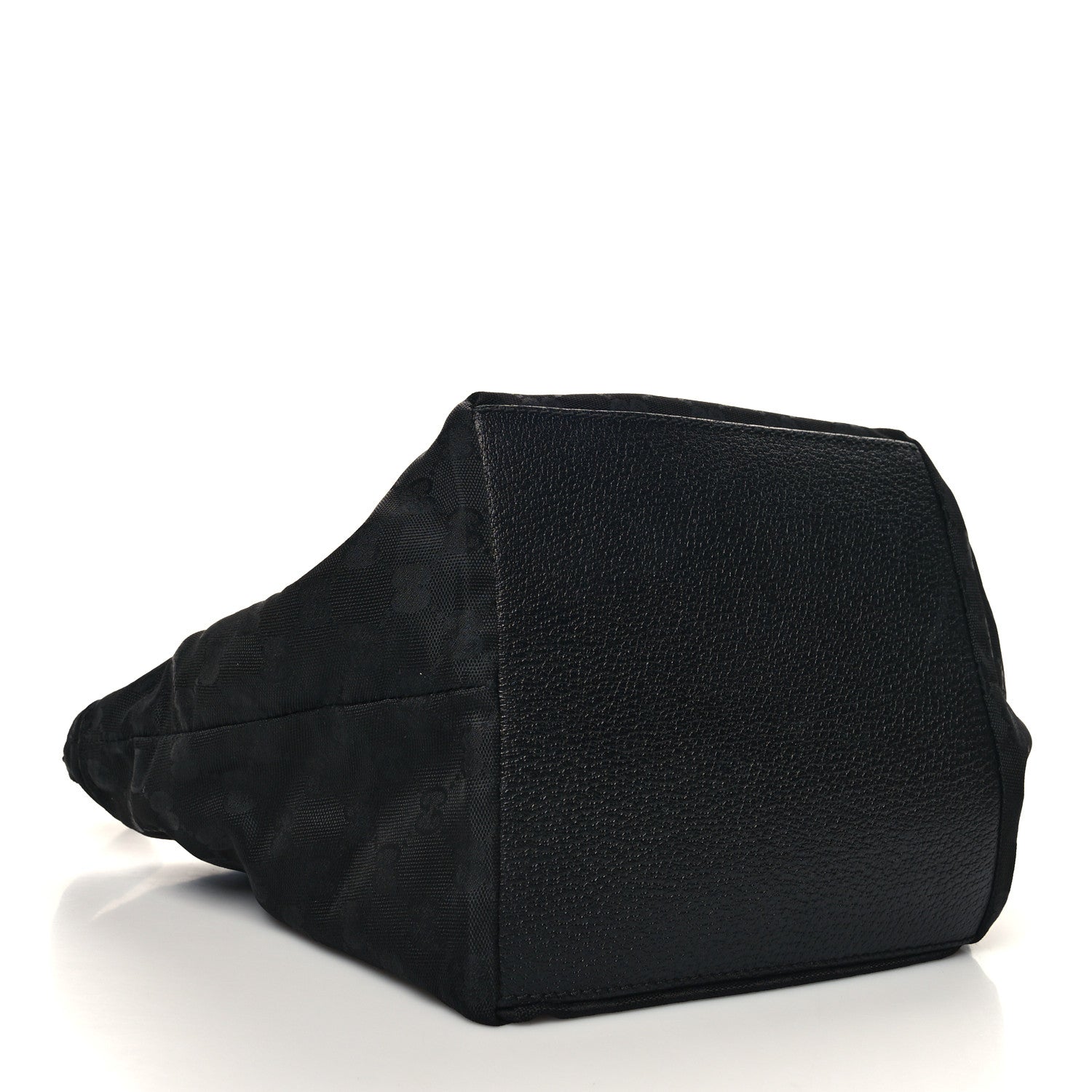Gucci GG Monogram Small Web Handle Bucket Tote Black 4 of 15