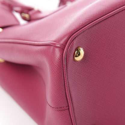 Prada Saffiano Small Galleria Double Zip Tote Ibisco 9 of 13