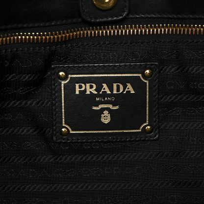 Prada Tessuto Nylon Quilted Shopping Tote Black 5 of 13
