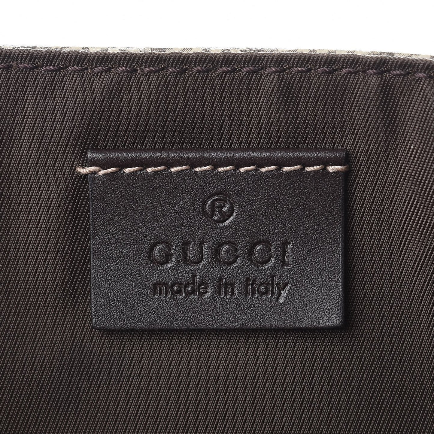 GG Plus Monogram Messenger Diaper Bag Dark Brown