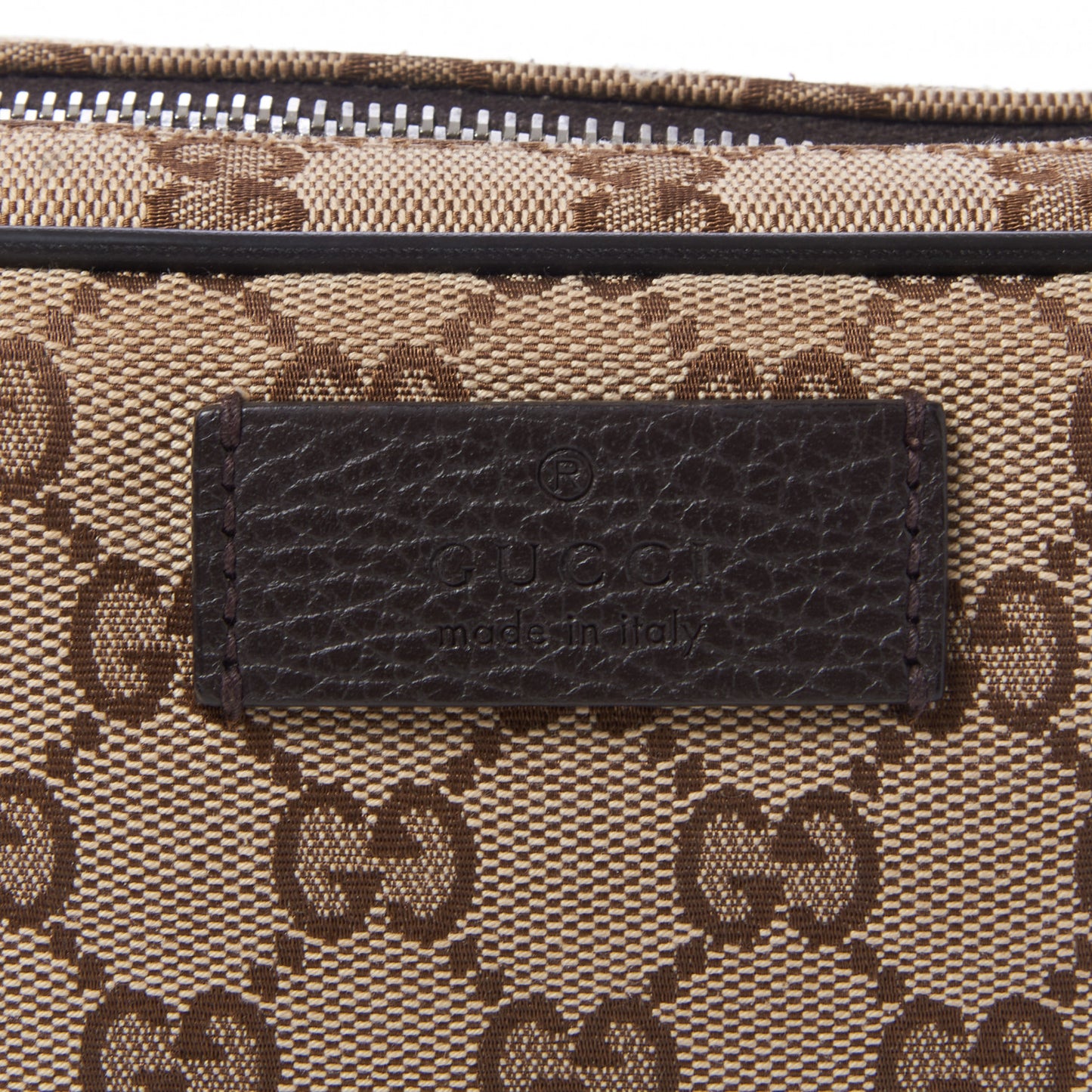 Monogram Belt Bag Dark Brown