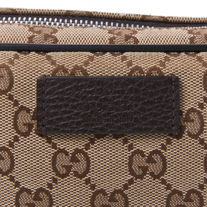 Gucci Monogram Belt Bag Dark Brown 7 of 9