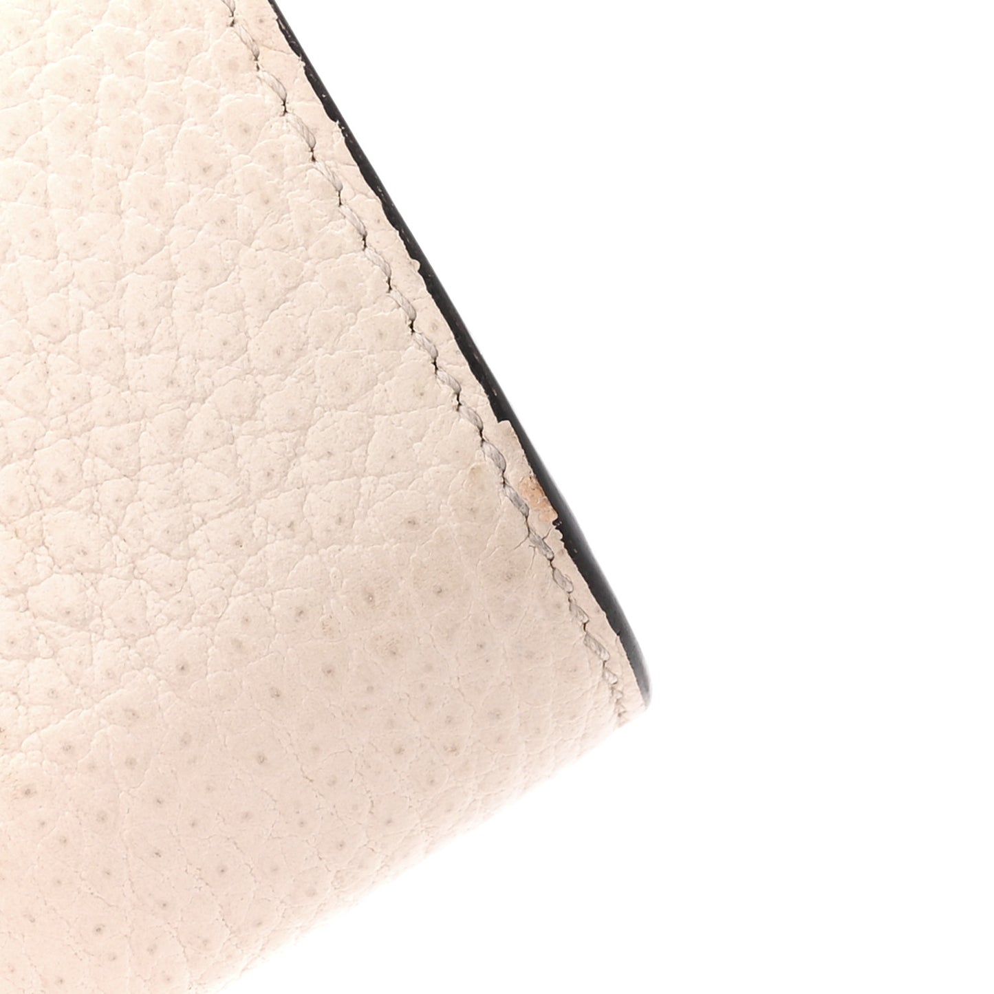 Dollar Calfskin Mini Dionysus Chain Wallet Mystic White