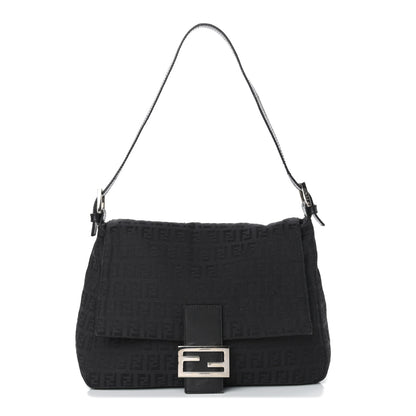 Fendi Zucchino Mama Baguette Black 1 of 9