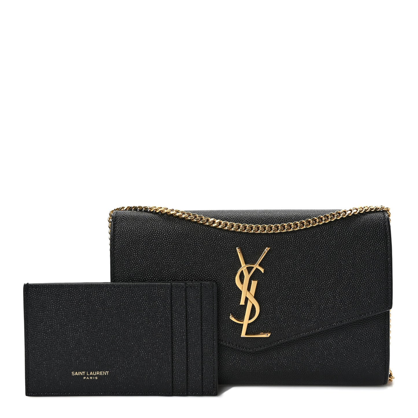 Grain de Poudre Uptown Chain Wallet Black