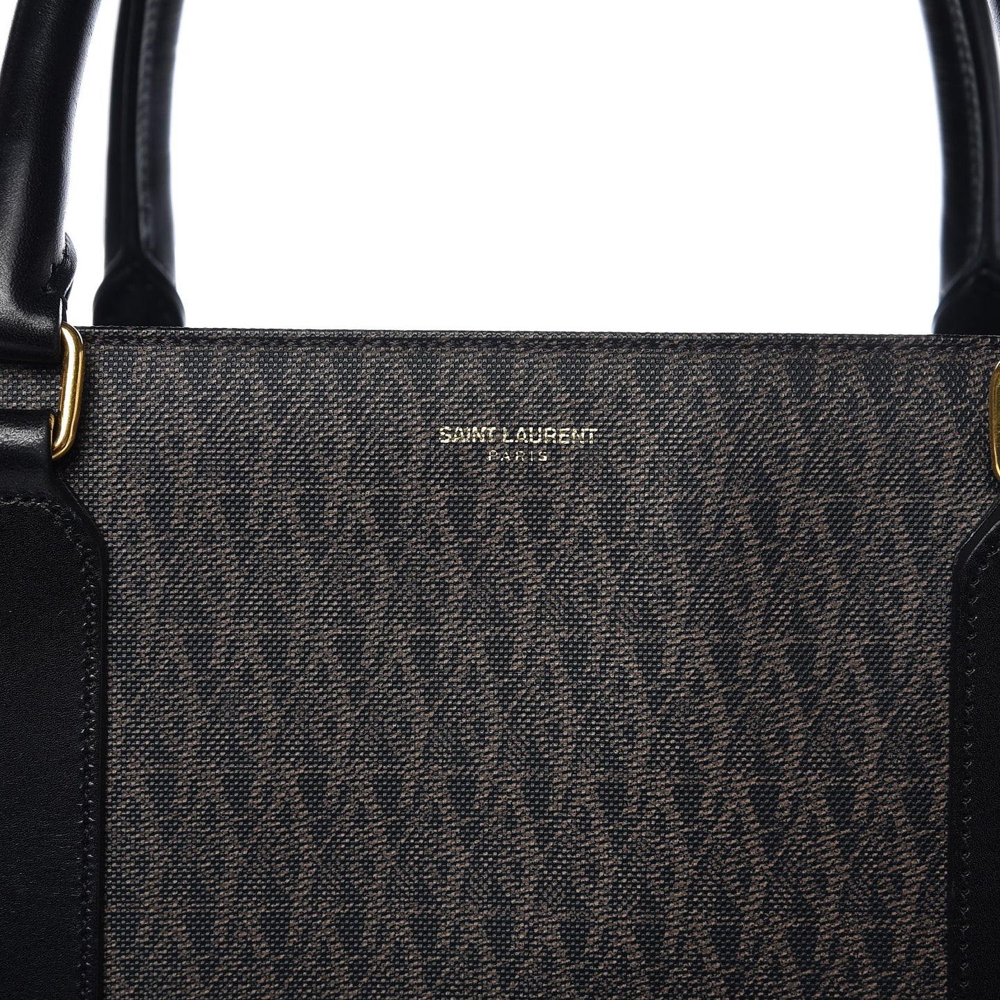 Toile Classic Monogram Tote Bag Black