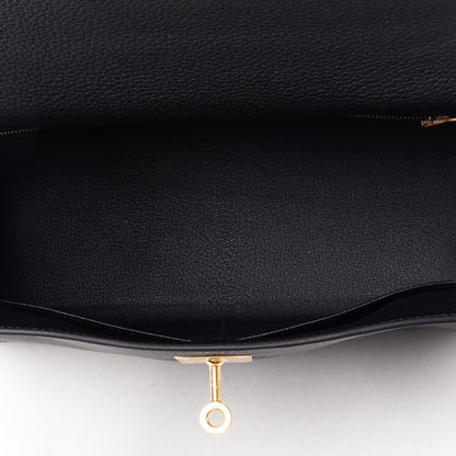 Hermes Togo Kelly Retourne 28 Black 14 of 34