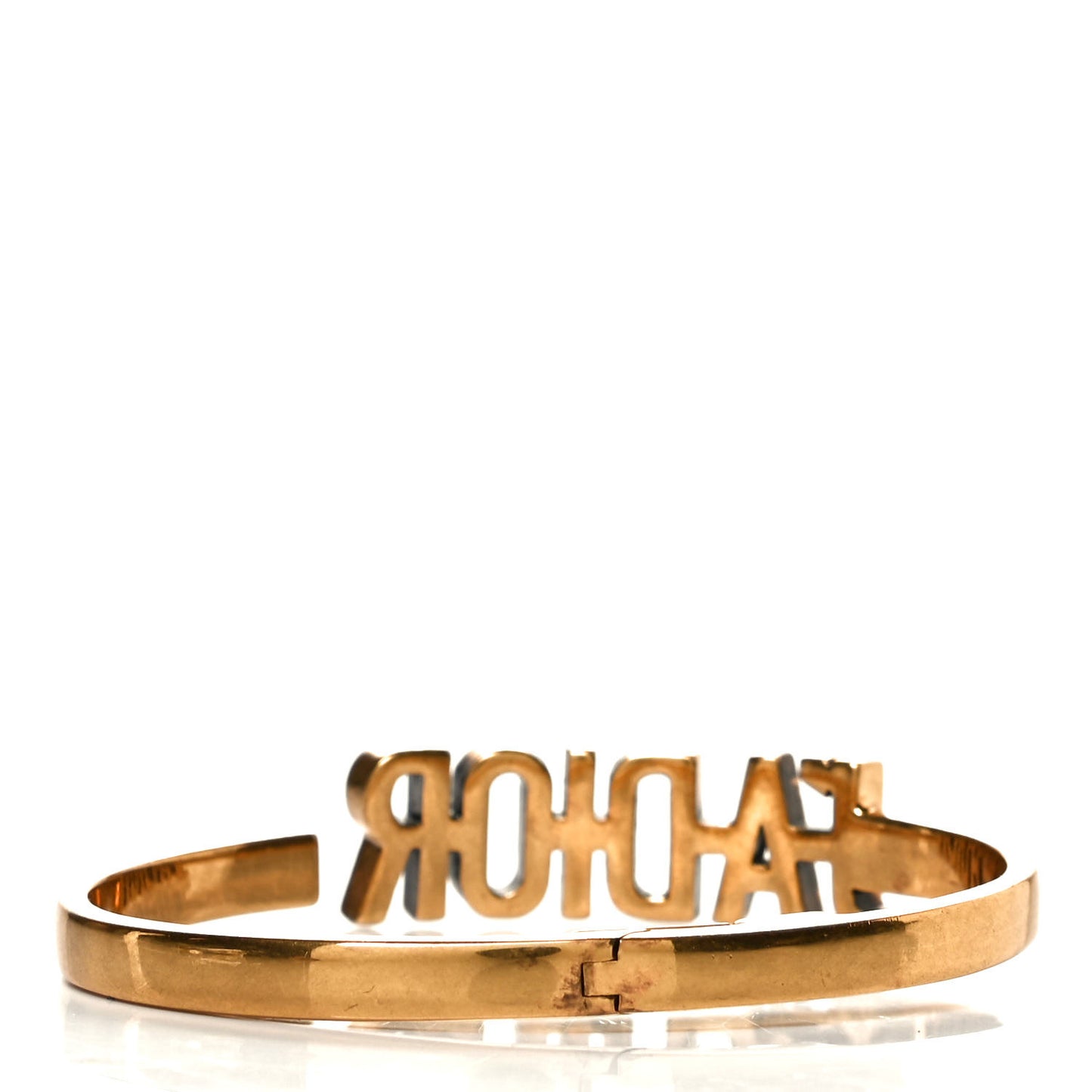 Metal J'Adior Bracelet Cuff Gold