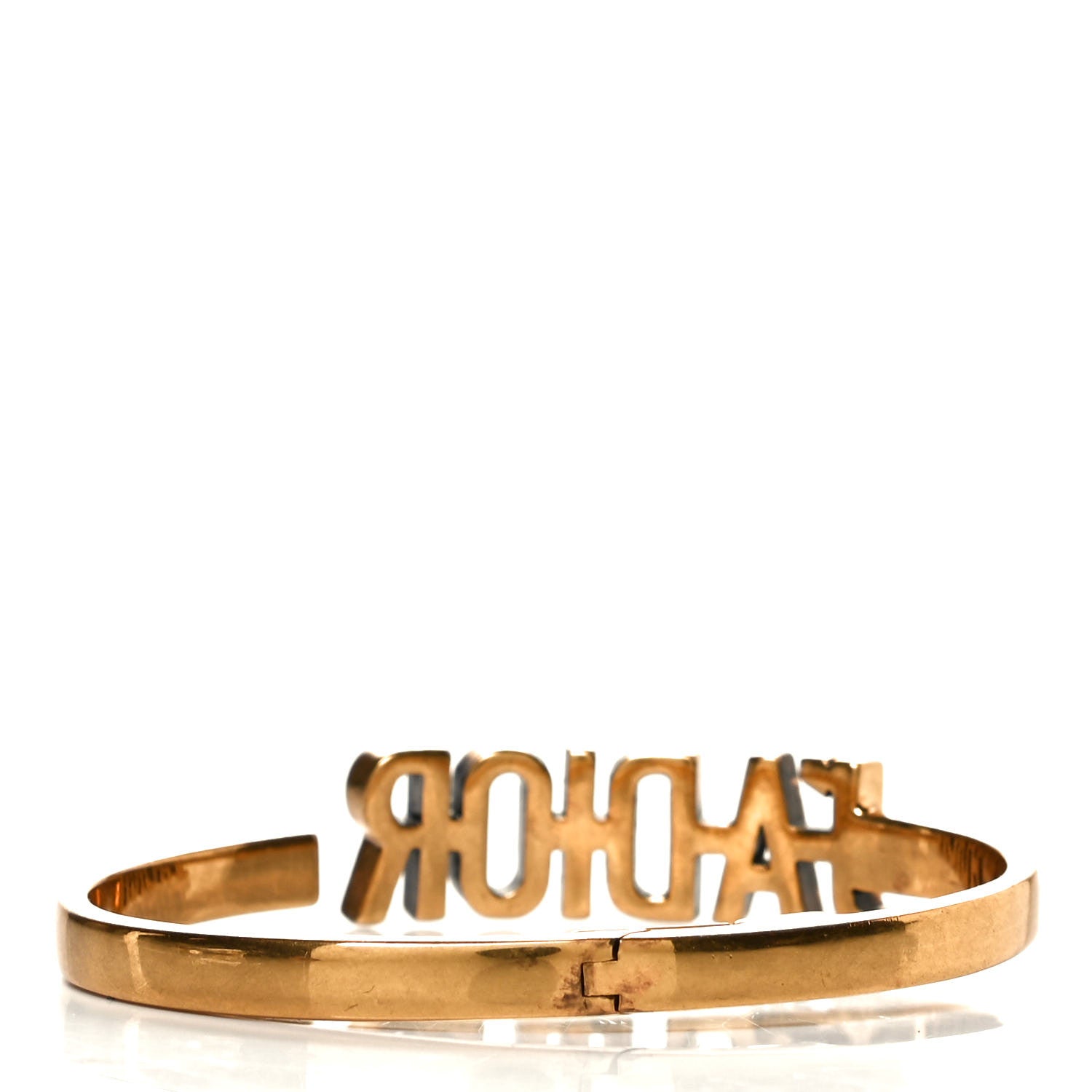 Christian Dior Metal J'Adior Bracelet Cuff Gold 2 of 4