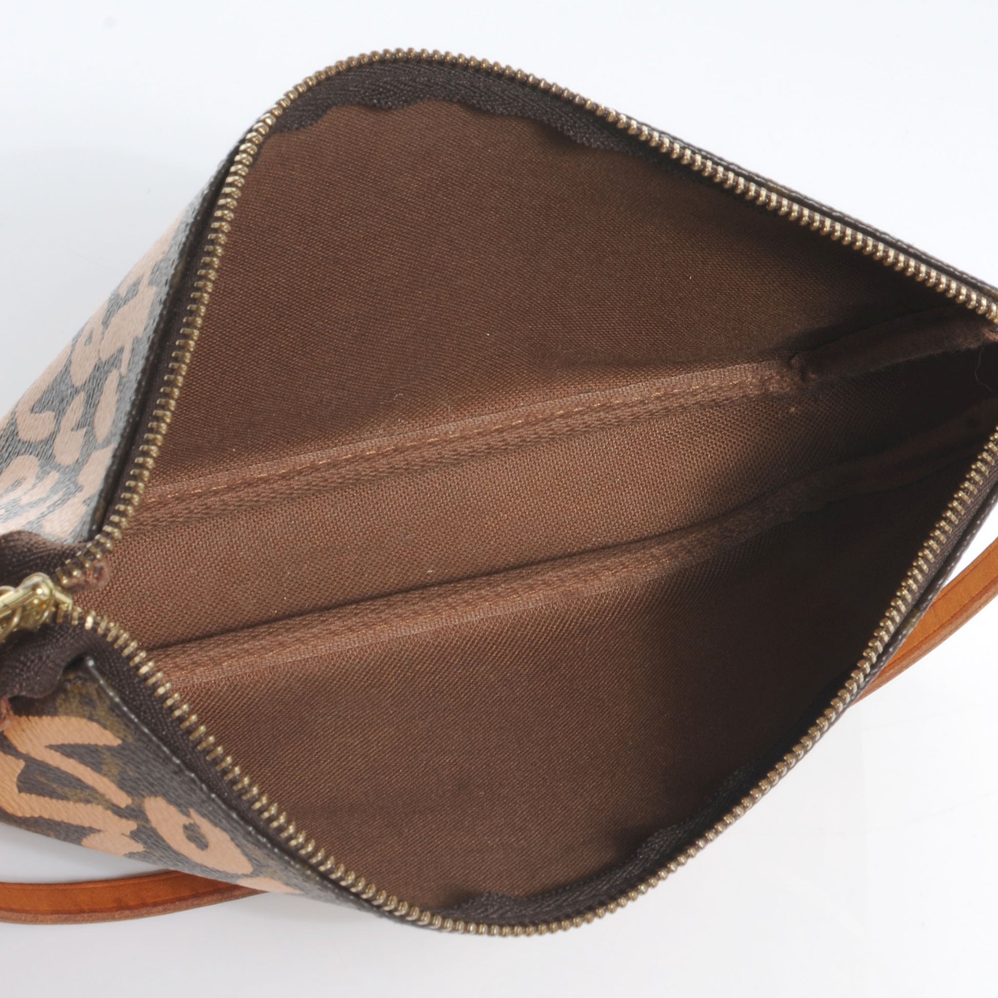 Louis Vuitton Monogram Graffiti Pochette Accessories Peach 5 of 7