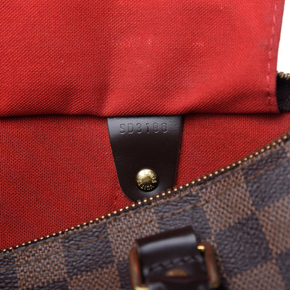 Louis Vuitton Damier Ebene Speedy Bandouliere 30 9 of 10