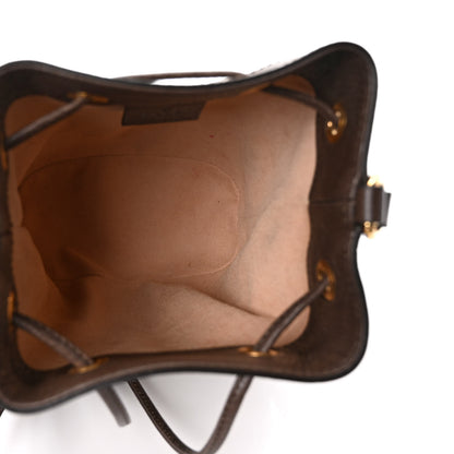Gucci GG Supreme Monogram Web Mini Ophidia Bucket Bag Brown 5 of 7