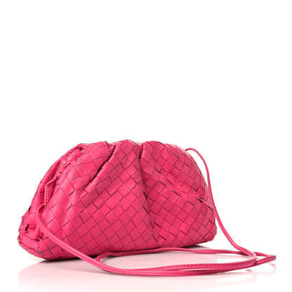 Bottega Veneta Nappa Intrecciato The Mini Pouch Rosa Shock 2 of 7