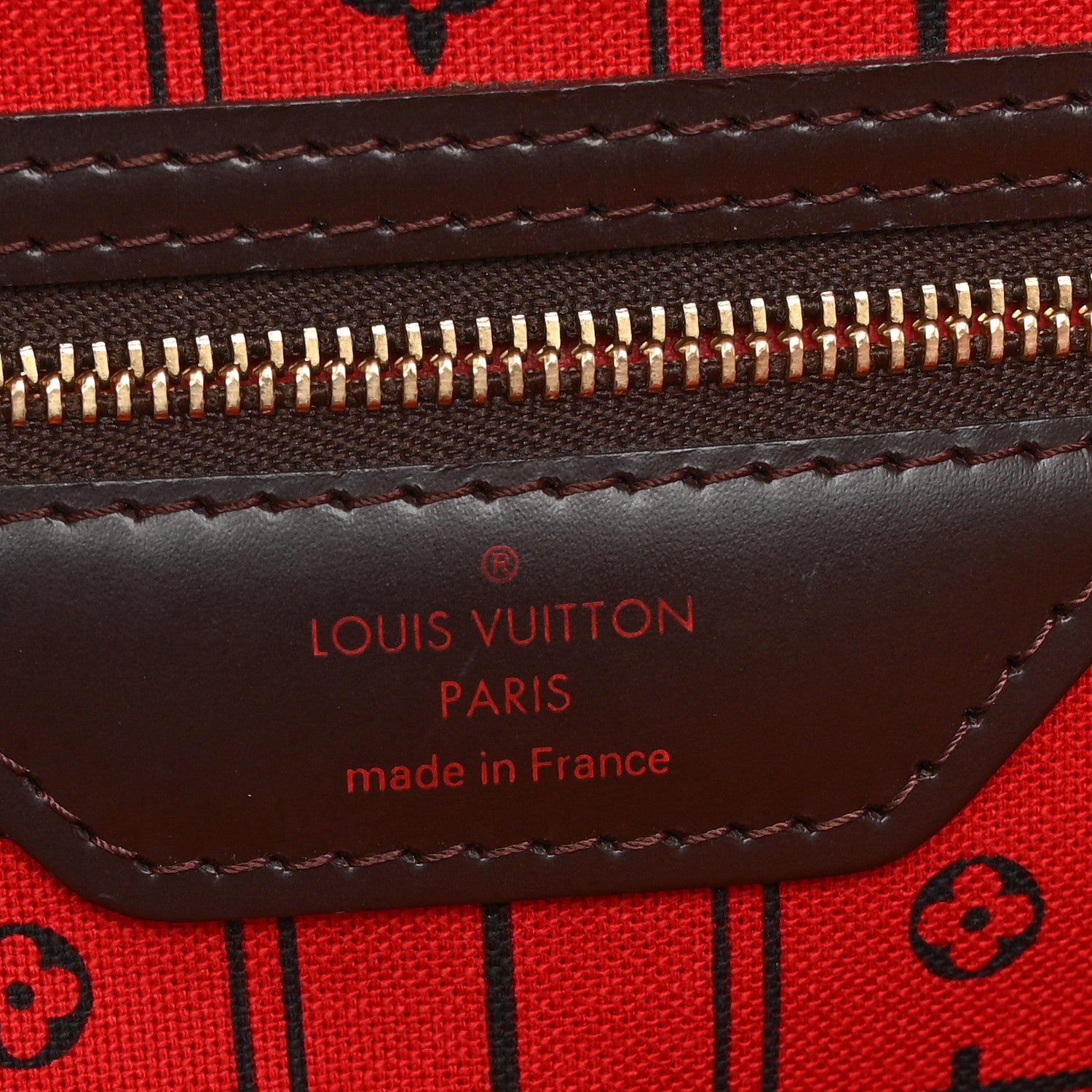 Louis Vuitton Damier Ebene Neverfull MM 6 of 10