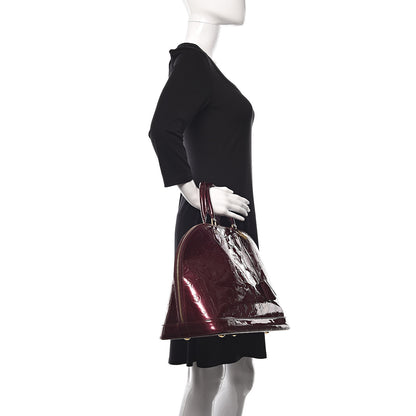 Louis Vuitton Vernis Alma GM Rouge Fauviste 2 of 9