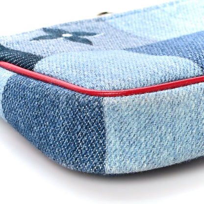 Louis Vuitton Denim Micro Pochette Accessories Denim Rouge 9 of 11