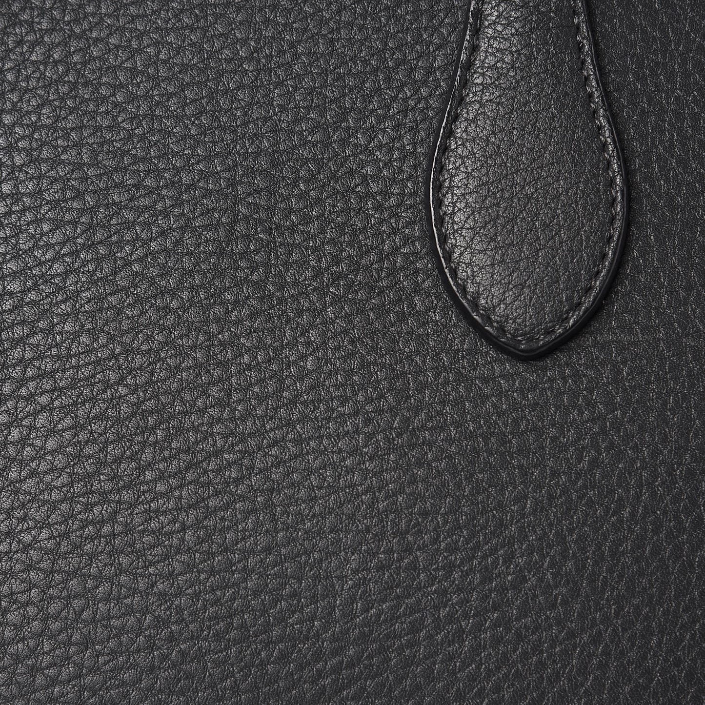 Crisped Calfskin Medium Tie Knot Tote Anthracite