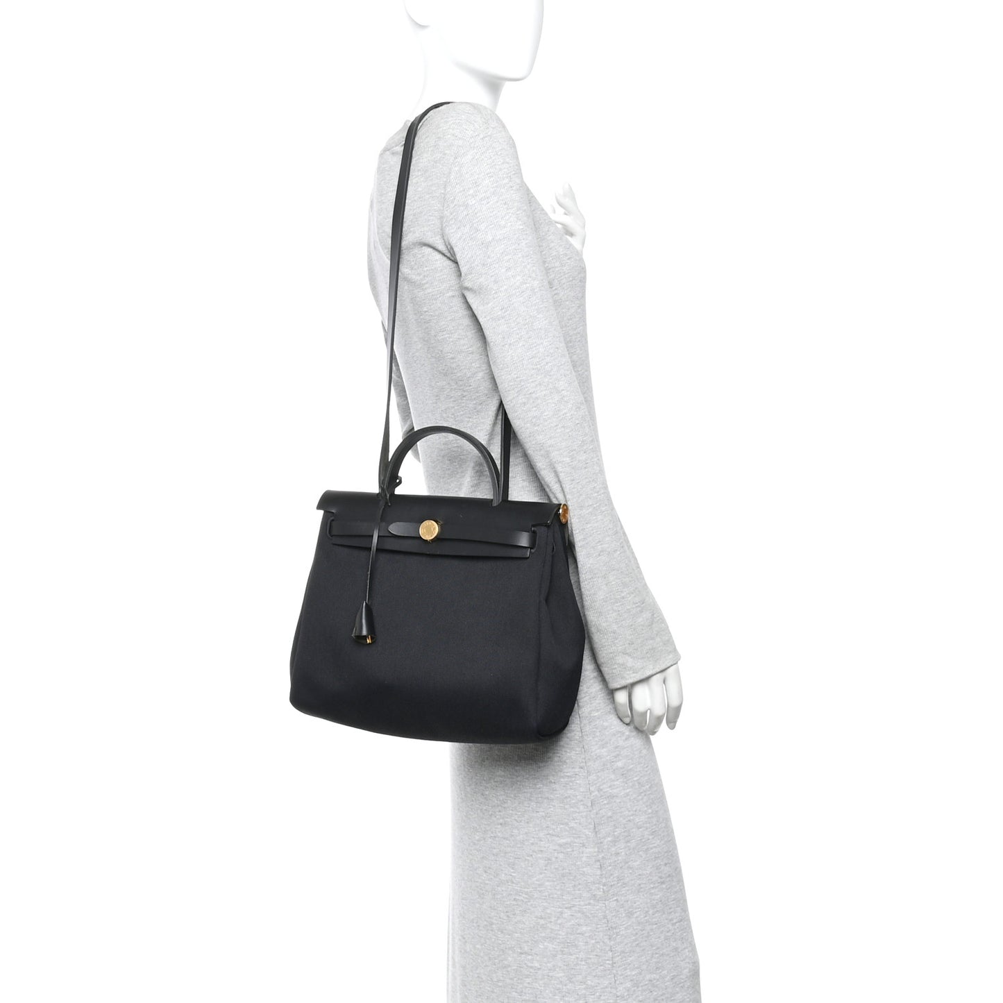 Military Toile Vache Hunter Herbag Zip Retourne 31 PM Bleu Marine Black